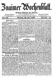Znaimer Wochenblatt