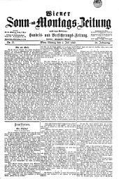 Wiener Sonn- und Montags-Zeitung