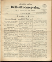 Oesterreichische Buchhändler-Correspondenz