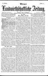 Wiener Landwirtschaftliche Zeitung