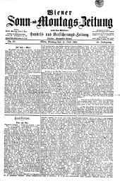 Wiener Sonn- und Montags-Zeitung
