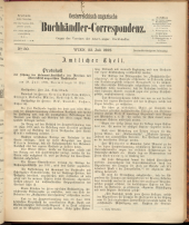 Oesterreichische Buchhändler-Correspondenz