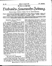 Österreichische Verbands-Feuerwehr-Zeitung