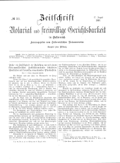 Zeitschrift für Notariat und freiwillige Gerichtsbarkeit in Österreich