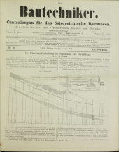 Der Bautechniker