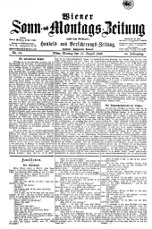 Wiener Sonn- und Montags-Zeitung