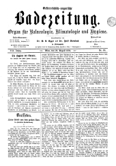 Österreichische Badezeitung