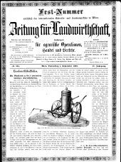 Zeitung für Landwirtschaft