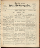 Oesterreichische Buchhändler-Correspondenz