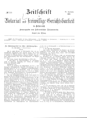 Zeitschrift für Notariat und freiwillige Gerichtsbarkeit in Österreich