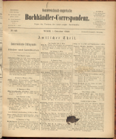 Oesterreichische Buchhändler-Correspondenz