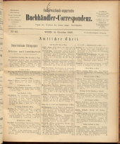 Oesterreichische Buchhändler-Correspondenz