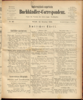 Oesterreichische Buchhändler-Correspondenz