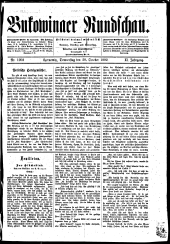 Bukowinaer Rundschau
