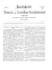 Zeitschrift für Notariat und freiwillige Gerichtsbarkeit in Österreich