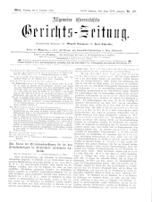 Allgemeine Österreichische Gerichtszeitung