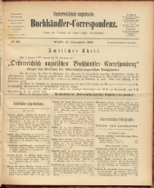 Oesterreichische Buchhändler-Correspondenz