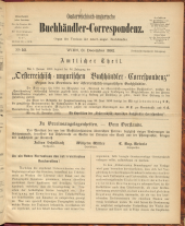 Oesterreichische Buchhändler-Correspondenz