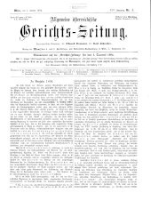 Allgemeine Österreichische Gerichtszeitung