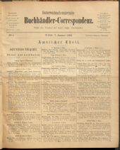 Oesterreichische Buchhändler-Correspondenz