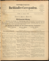 Oesterreichische Buchhändler-Correspondenz