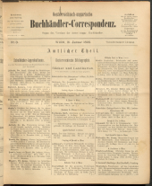 Oesterreichische Buchhändler-Correspondenz