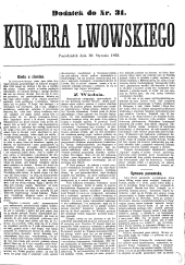 Kuryer Lwowski (Lemberger Courier)