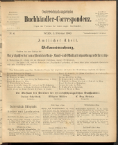 Oesterreichische Buchhändler-Correspondenz