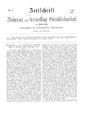 Zeitschrift für Notariat und freiwillige Gerichtsbarkeit in Österreich