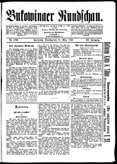 Bukowinaer Rundschau
