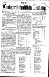 Wiener Landwirtschaftliche Zeitung