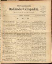 Oesterreichische Buchhändler-Correspondenz