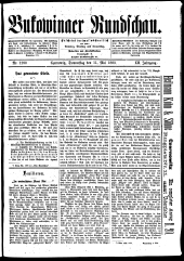 Bukowinaer Rundschau