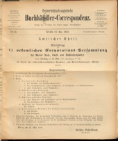 Oesterreichische Buchhändler-Correspondenz