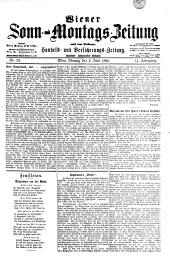 Wiener Sonn- und Montags-Zeitung