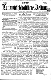 Wiener Landwirtschaftliche Zeitung