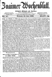 Znaimer Wochenblatt