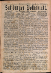 Salzburger Volksblatt: unabh. Tageszeitung f. Stadt u. Land Salzburg
