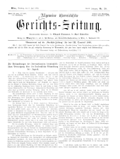 Allgemeine Österreichische Gerichtszeitung