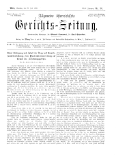 Allgemeine Österreichische Gerichtszeitung