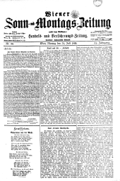 Wiener Sonn- und Montags-Zeitung