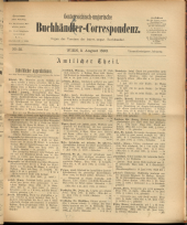 Oesterreichische Buchhändler-Correspondenz