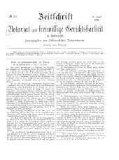 Zeitschrift für Notariat und freiwillige Gerichtsbarkeit in Österreich
