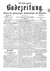 Österreichische Badezeitung