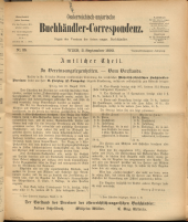 Oesterreichische Buchhändler-Correspondenz