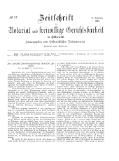 Zeitschrift für Notariat und freiwillige Gerichtsbarkeit in Österreich