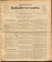 Oesterreichische Buchhändler-Correspondenz