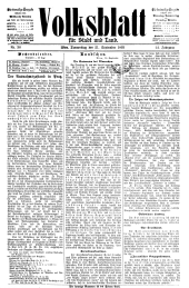 Volksblatt für Stadt und Land