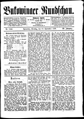 Bukowinaer Rundschau