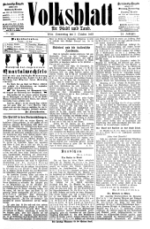 Volksblatt für Stadt und Land